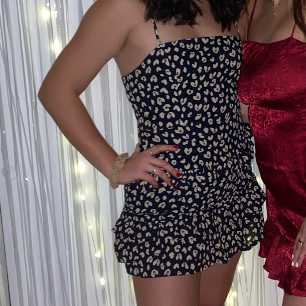 navy blue princess Polly dress